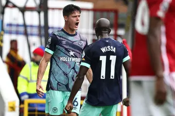 Christian Norgaard's (left)goal was not enough to secure Brentford victory at Nottingham Forest