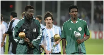 Mikel Obi, Taye Taiwo, Lionel Messi, 2005 World Youth Championship