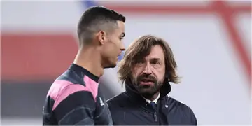 What I told angry Ronaldo after subbing him - Pirlo defends decision