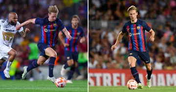 Frenkie De Jong, Supporters, Brilliant, Individual, Piece of Play, Barcelona, Pumas UNAM, Joan Gamper Trophy, Soccer, Football, World