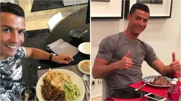 Ronaldo’s Teammates Not Convinced As Striker’s Favourite Meals Now Listed on Manchester United Menu