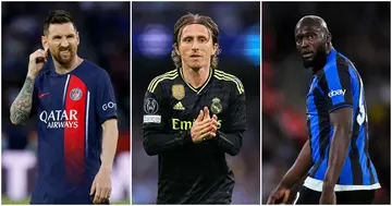 Lionel Messi, Luka Modric, Romelu Lukaku