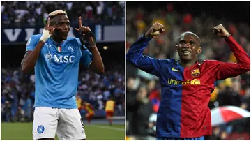 Victor Osimhen, Samuel Eto'o, Barcelona, Napoli, Inter Milan, Nigeria, Cameroon, La Liga, Serie A, Champions League, AFCON