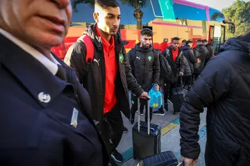 The Atlas Lions' under-23 team left the airport after hours of waiting for a green light to take off