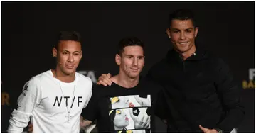 Neymar, Cristiano Ronaldo, Lionel Messi