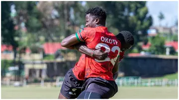 Shujaa putting in the hard work at St. Andrew's Turi ahead of the World Rugby HSBC Challenger 2024 in Dubai.