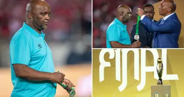 Al Ahly, Pitso Mosimane, Gives Away, CAF Champions League, Medal, Defeat, Wydad Casablanca, Final, CAF, Coach, Dr Patrice Motsepe, Winners