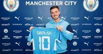 Grealish in Man City colours.