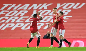 Scott McTominay and teammates in action for Manchester United.