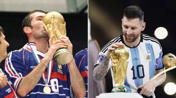 Zinedine Zidane, Lionel Messi, Argentina, France, World Cup, FIFA World Cup