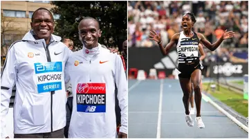 Eliud Kipchoge, Boston Marathon, Olympics, London Marathon, Berlin Marathon, Patrick Sang, Faith Kipyegon