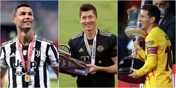 Bayern Munich striker beats Messi, Ronaldo to European Golden Boot award