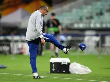 Europa League: Chelsea boss Maurizio Sarri storms out of training in Baku