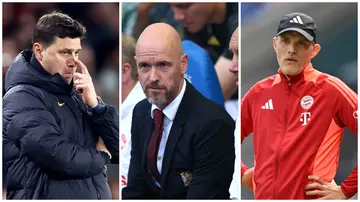 Erik ten Hag, Manchester United replacements, Mauricio Pochettino, Thomas Tuchel, Kieran McKenna, Thomas Frank.