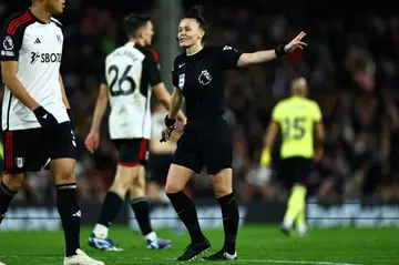 Rebecca Welch made history by refereeing Fulham's match against Burnley