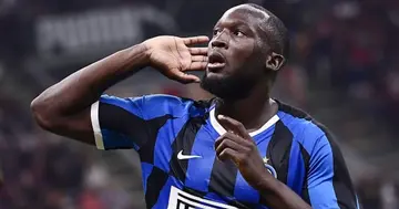 Romelu Lukaku while in action for Inter Milan. Photo: Getty images.