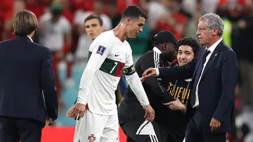 Fernando Santos, Cristiano Ronaldo, Portugal, Switzerland, bench, World Cup