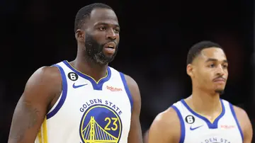 Draymond Green, Bob Myers, Golden State Warriors, Stephen Curry, Klay Thompson, NBA, NBA Playoffs, Jordan Poole, Steve Kerr