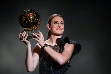 Alexia Putellas won the women's Ballon d'Or for the second year running on Monday