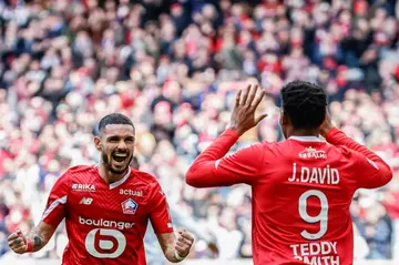 Lille's Remy Cabella and Jonathan David will be hoping to secure a top-three finish and automatic Champions League qualification for their team