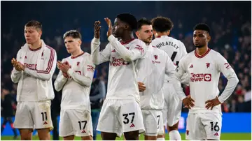 Christian Eriksen has hit out at Manchester United teammates following their 4-0 defeat at Crystal Palace. Photo by Ash Donelon.