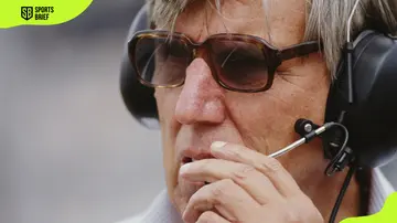 Team principal Ken Tyrrell during practice