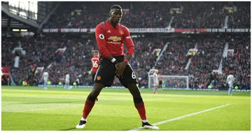 Paul Pogba, Premier League, Manchester United, Old Trafford. Photo by Gareth Copley.