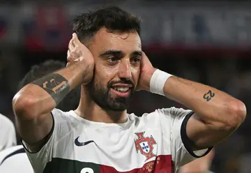 Portugal midfielder Bruno Fernandes netted the only goal of the game against Slovakia on Friday