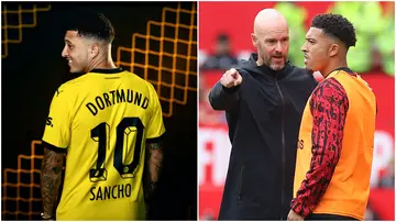 Jadon Sancho, Manchester United, Borussia Dortmund, Erik Ten Hag