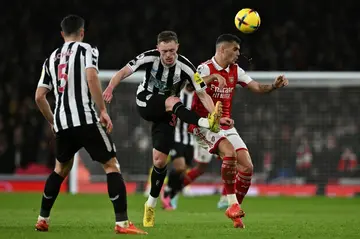 Newcastle held Premier League leaders Arsenal to a goalless draw