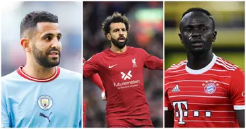 Riyad Mahrez, Mohamed Salah, Sadio Mane, Liverpool, Manchester City, Bayern Munich, Ballon d'Or