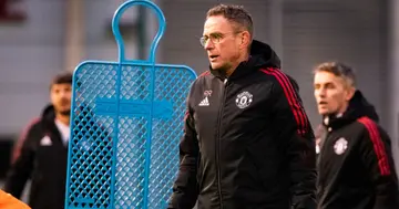 Man United boss Ralf Rangnick. Photo: Getty Images.