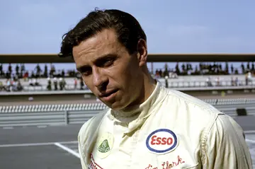 Jim Clark during the Grand Prix of Mexico at Autodromo Hermanos Rodriguez on 23 October 1966