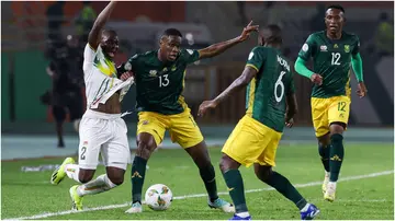South Africa, Bafana Bafana, Mali, AFCON 2023, Percy Tau, Mothobi Mvala, Siyanda Xulu