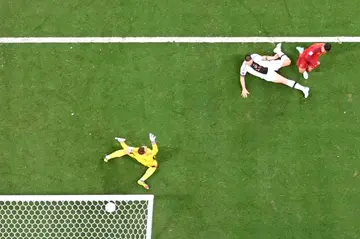 Alvaro Morata strikes for Spain against Germany at the World Cup