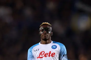 Victor Osimhen, Napoli, fans, mask
