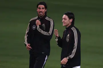 Khedira and Ozil were teammates during their time together at Real Madrid and the Germany national team.
