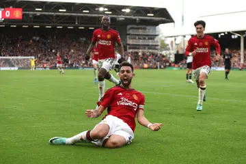 David de Gea, Manchester United, Bruno Fernandes, Fulham