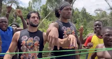 Mace and Mansoor showed up to Soft Ground Wrestling in Uganda.