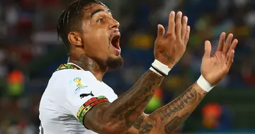 Kevin Prince Boateng playing for Ghana at the World Cup in 2014. SOURCE: Twitter/ @ghanafaofficial