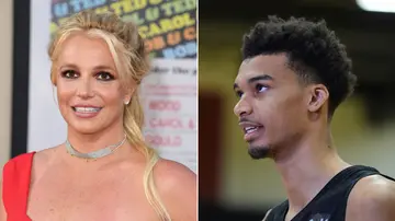 Britney Spears, Victor Wembanyama, NBA, San Antonio Spurs