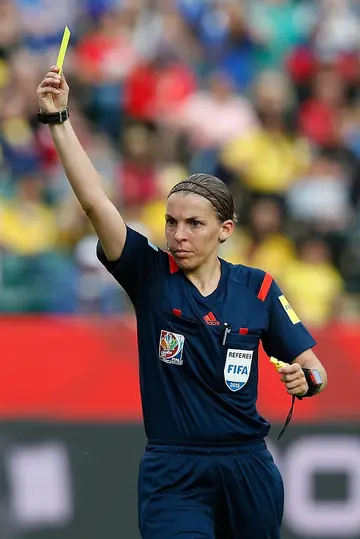 Stephanie Frappart set to become first woman to referee French Ligue 1 match