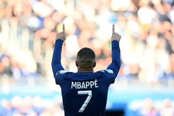 French forward Kylian Mbappe warmed up for the World Cup with a Ligue 1 goal against Auxerre