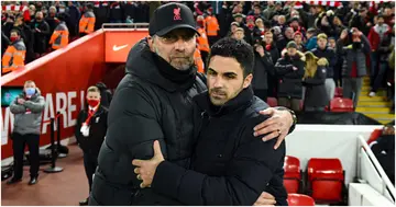 Jurgen Klopp, Mikel Arteta, Liverpool, Arsenal, Anfield, Premier League.