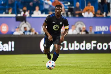 CF Montreal Midfielder Victor Wanyama during the Atlanta United FC game on August 04, 2021, at Stade Saputo in Montreal, QC