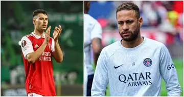 Neymar, Gabriel Martinelli, PSG, Arsenal, UEFA Europa League.