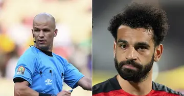 afcon 2021, african cup of nations, victor gomes, roger de sa, mohamed salah, south africa, cameroon, referee, semifinal, caf, samuel eto'o