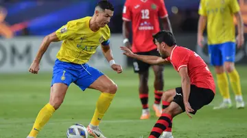 Cristiano Ronaldo, Al-Nassr, nutmeg, defender, Istiqlol Dushanbe, AFC Champions League, goal