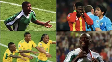 2022 fifa world cup,Sunday Oliseh, Asamoah Gyan, Siphiwe Tshabalala, Pape Bouba Diop, senegal, nigeria, ghana, south africa