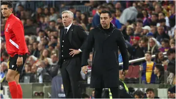 Xavi, Carlo Ancelotti, Barcelona, Real Madrid El Clasico.